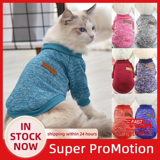 Ropa Para Gatos Para Perros Medianos Pequeños Abrigo Sudadera Para Mascotas XS-2XL