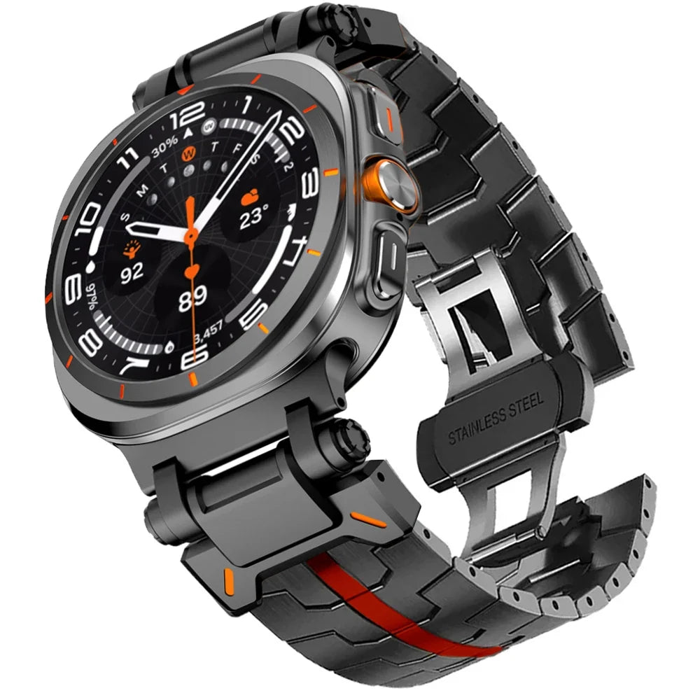 Stainless Steel Galaxy Watch8, Classic, Watch9 Band Polished