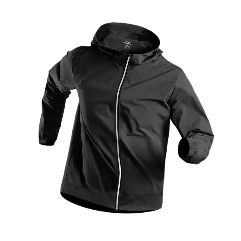 Men Running Jackets Gym Zipper Hooded Sport Jacke Jogging Training Fitness Sweatshirt Casual Running Sportswear