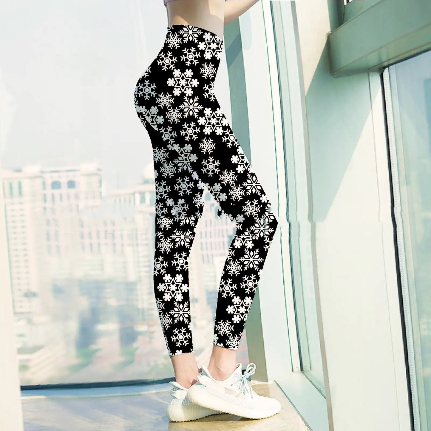 Personalized Christmas Leggings for Yoga Practice