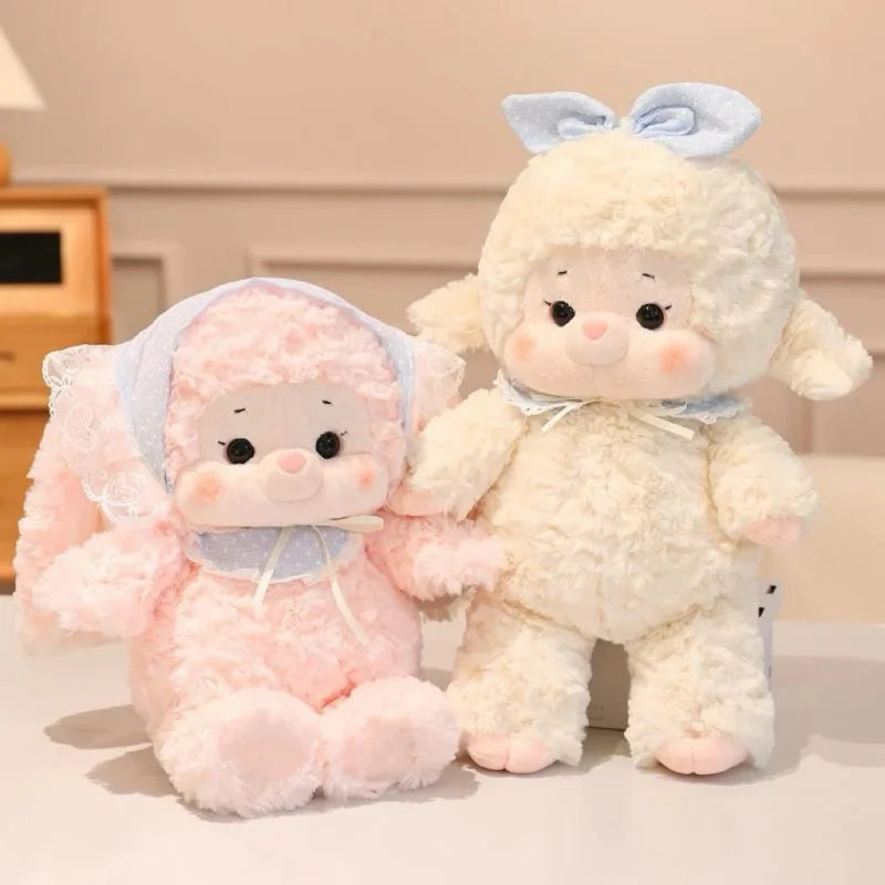Peluchitos de conejito y cordero