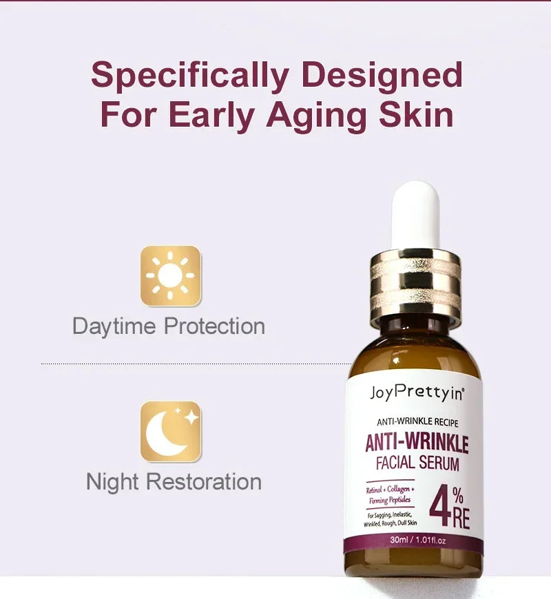 Retinol facial essence smoothes, moisturizes, reduces fine lines, tightens and nourishes essence