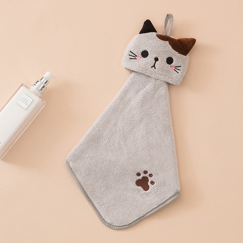Toallas de mano de gato