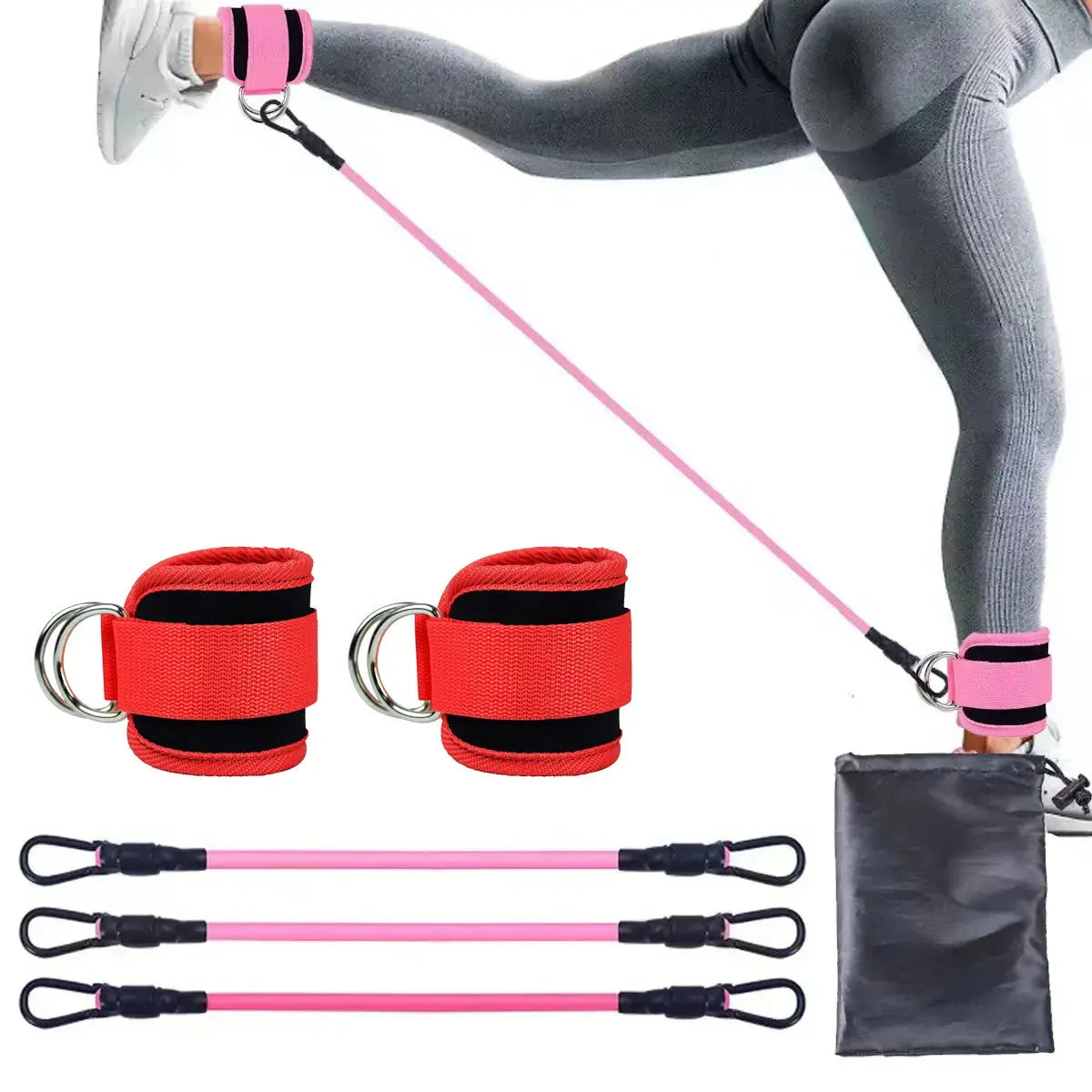 Strengthen Your Legs with Ankle Strap Resistance Bands