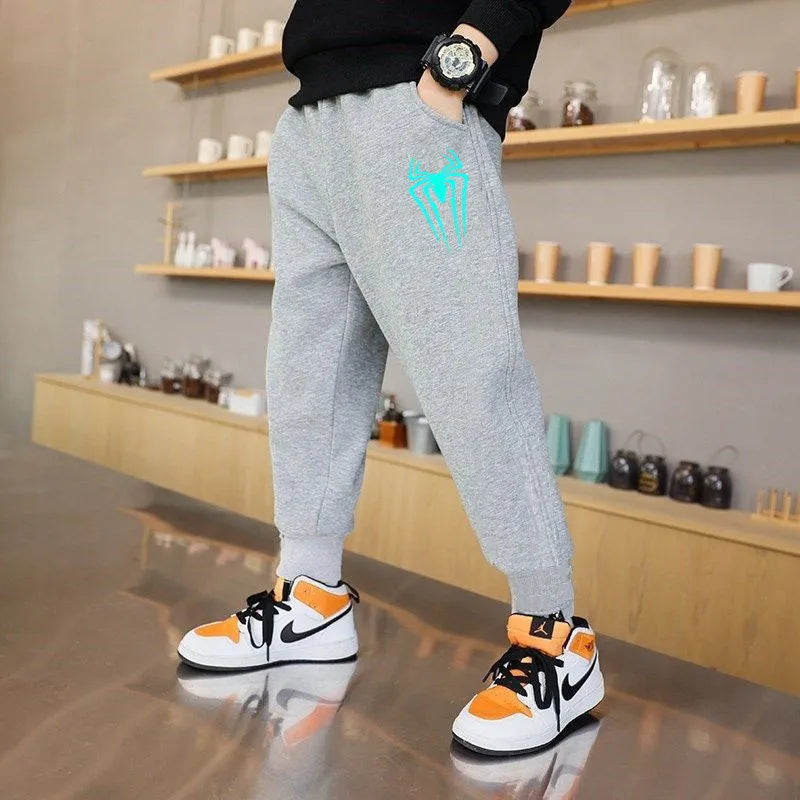 Boys' Luminous Joggers with WiFi Print