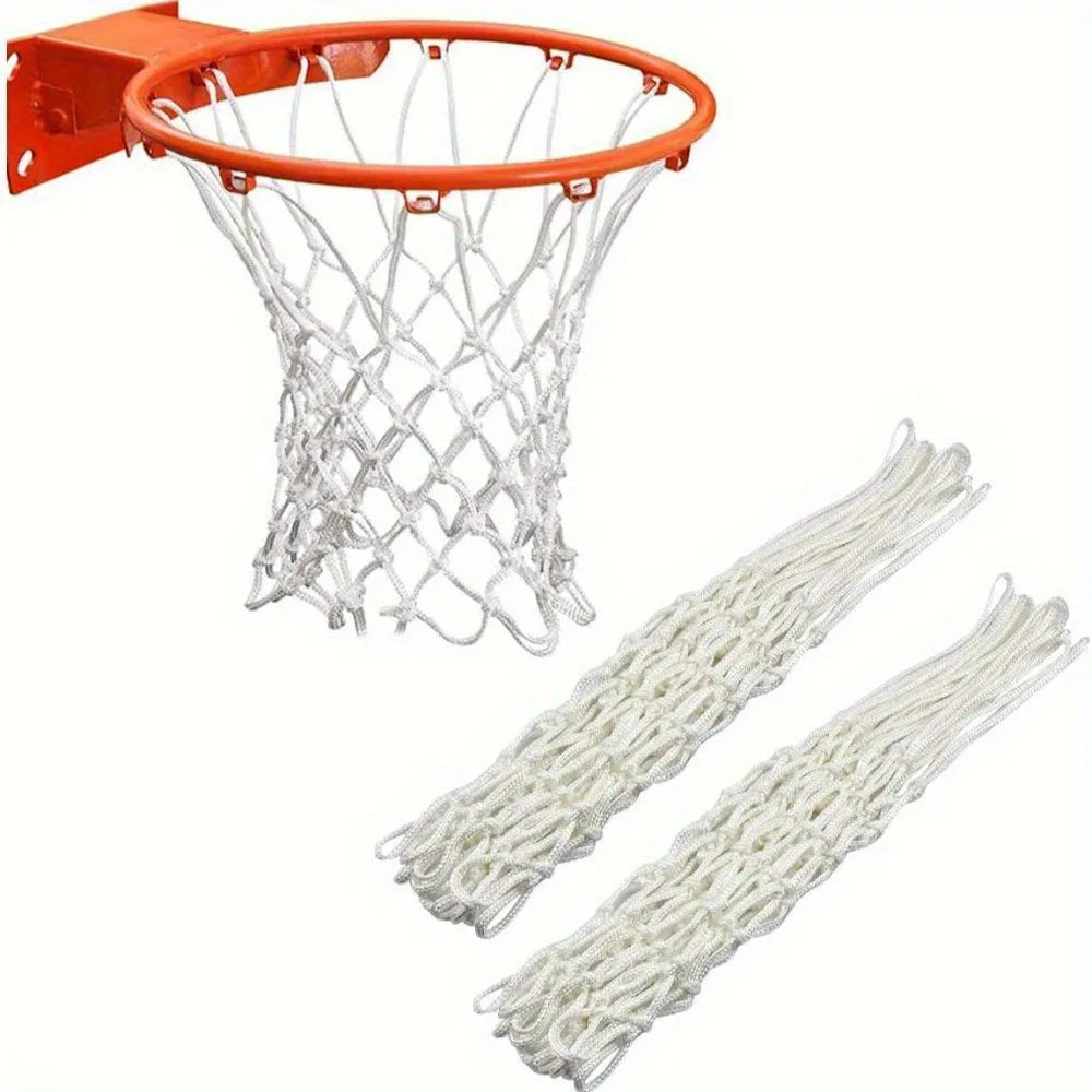 Basketball Rack Net Standard Basketball Hoops Net Durable Indoor Outdoor Replacement Detachable Basketball Net Netting Sports