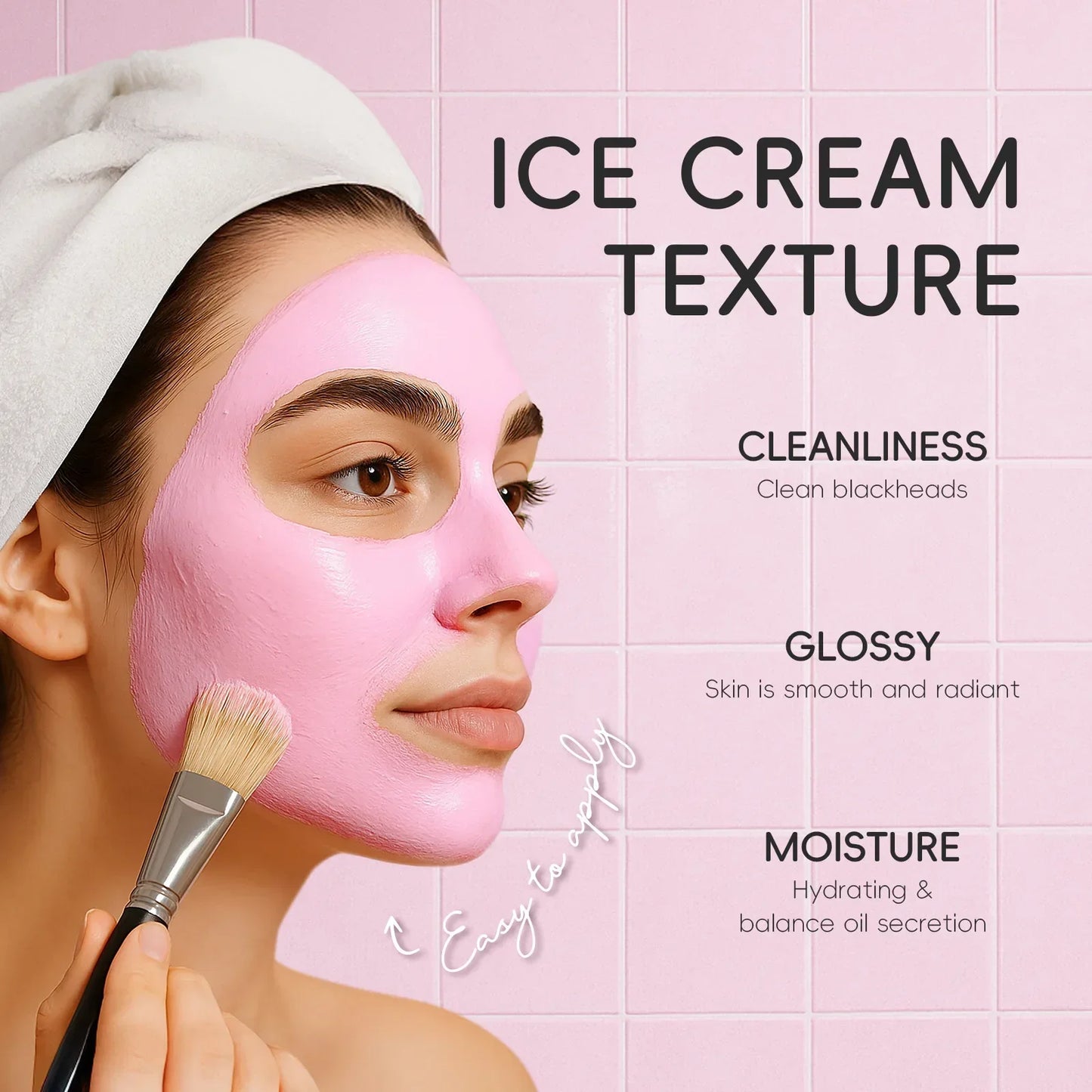 LAIKOU Japan Sakura Clay Mud Mask Hydrating Gentle Cleansing Refreshing Oil Balancing Daily Facial Skin Care Mask 5g