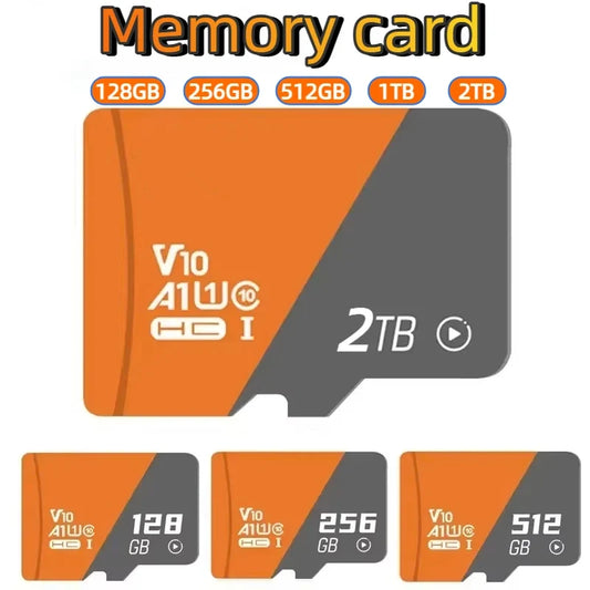 2TB TF SD Card Memory Card High Speed TF/SD 128GB 256GB 512GB 1TB Mini Memory Card Class 10 For Camera/Phone/Computer 2026