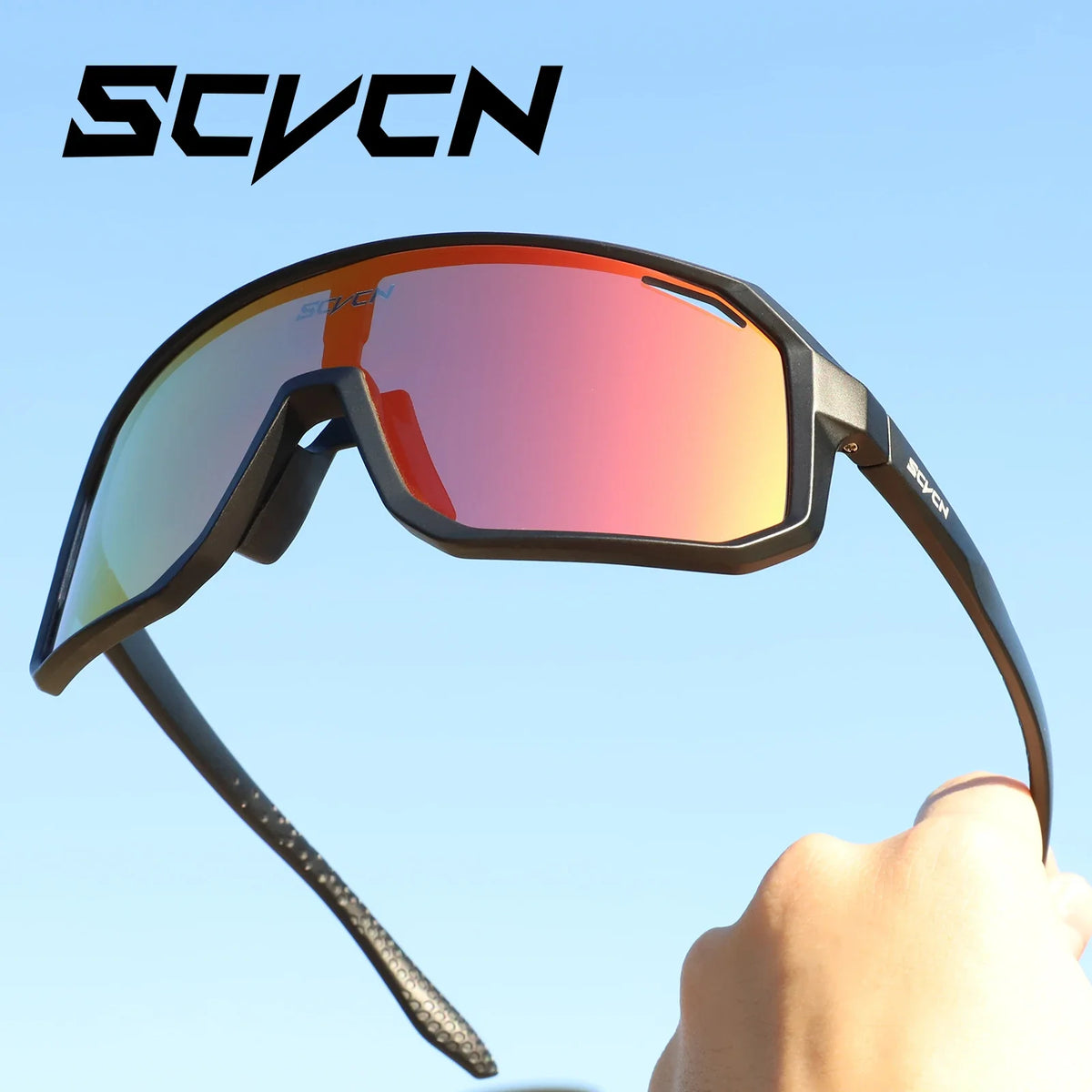 SCVCN Cycling Glasses Outdoor Sports Bicycle Sunglasses Men MTB Cycling Sunglasses Women Road Bike Glasses