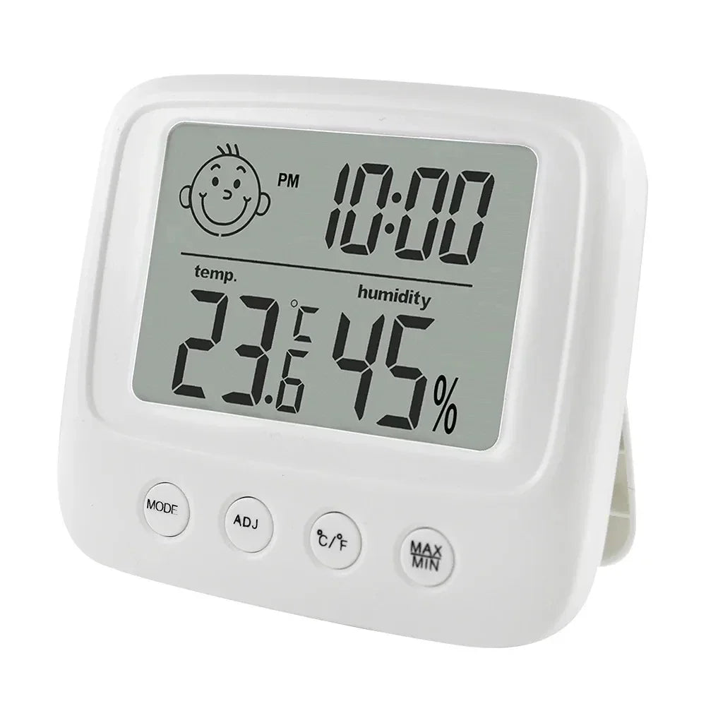 LCD Digital Thermometer Hygrometer Backlight Temperature Indoor Humidity Meter Sensor For Electronic Weather Station Room Baby