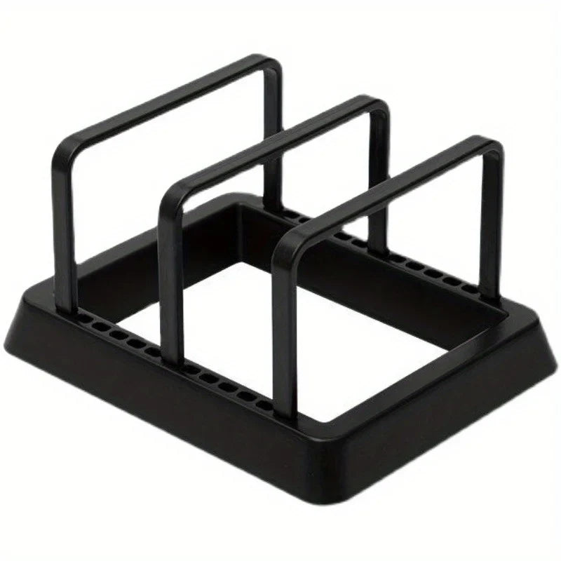 Kitchen Organizer Pot Pan Rack Dish Plate Holder Shelf Cooking Dish Tray Storage Stand Rack Kitchen Accessories