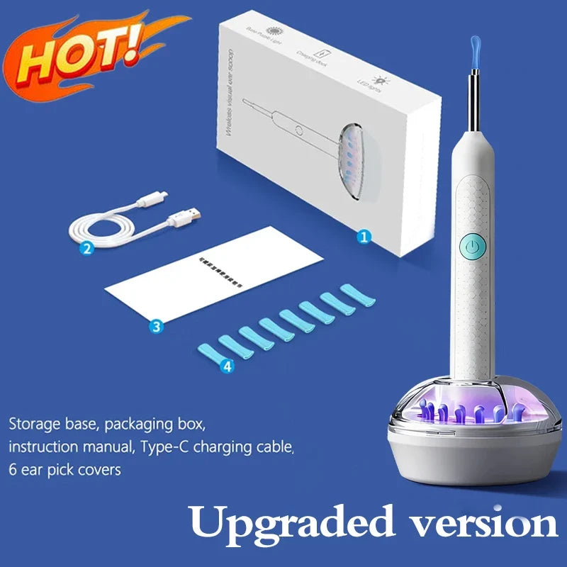 Multifunctional Ear Cleaner Camera 360°Adjustable Endoscope Ear Pick. USB-C Charging Ear Cleaner Family Ear Care Kit for Family