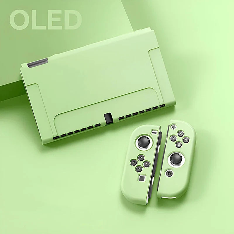 NEW SALE Protective Case Compatible With  Switch OLED Console And Joy-Cons, Switch Can Be Inserted In Dock With Shell