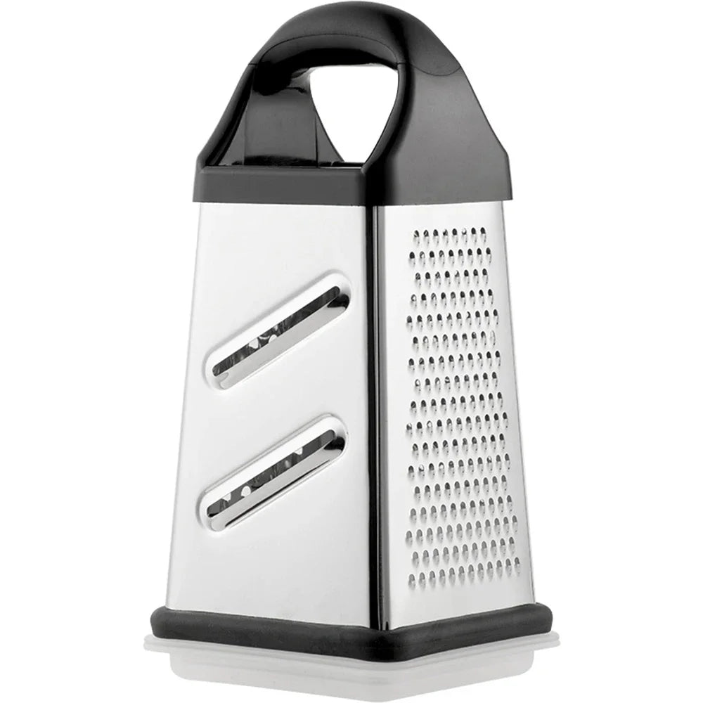 Multifunctional 4 Side Manual Vegetable Grater Chopper Stainless Steel