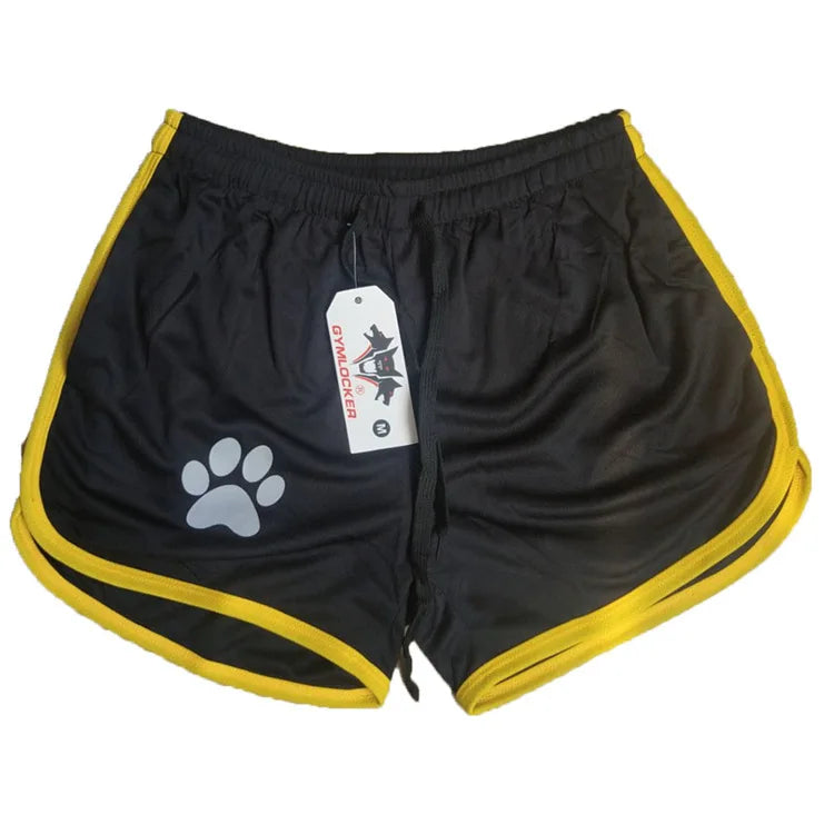 Summer fitness shorts Loose running shorts Men's jogging sports Breathable mesh shorts Thin trend men's three-quarter pants
