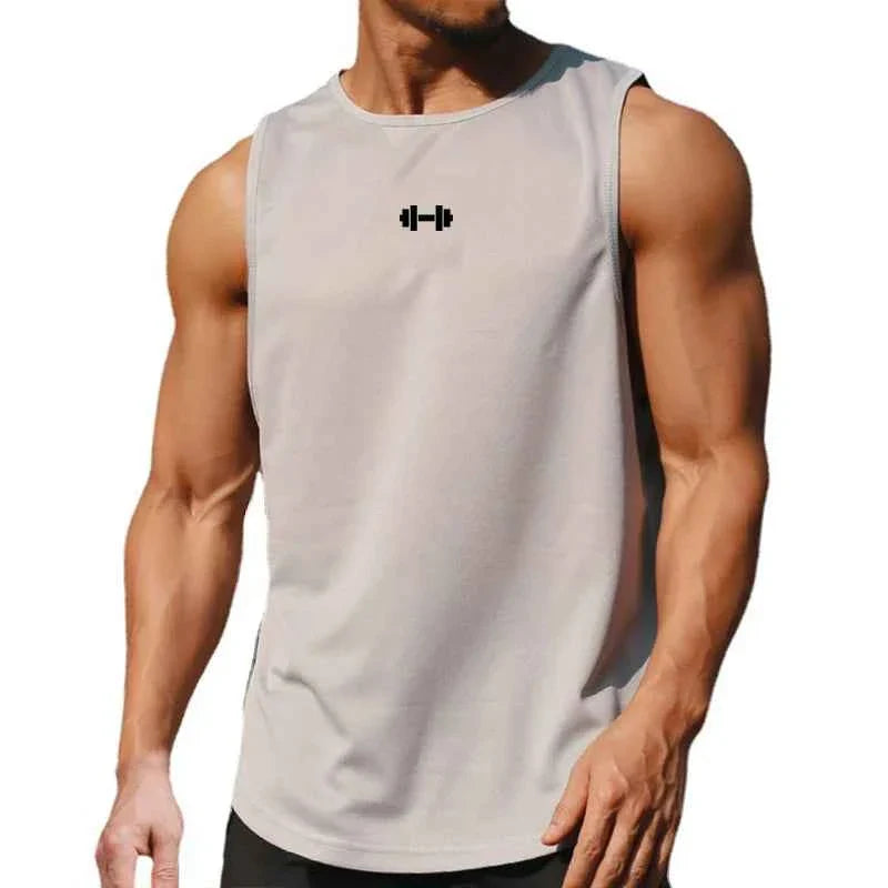Camiseta de tirantes BreezeFit de secado rápido para gimnasio de hombre