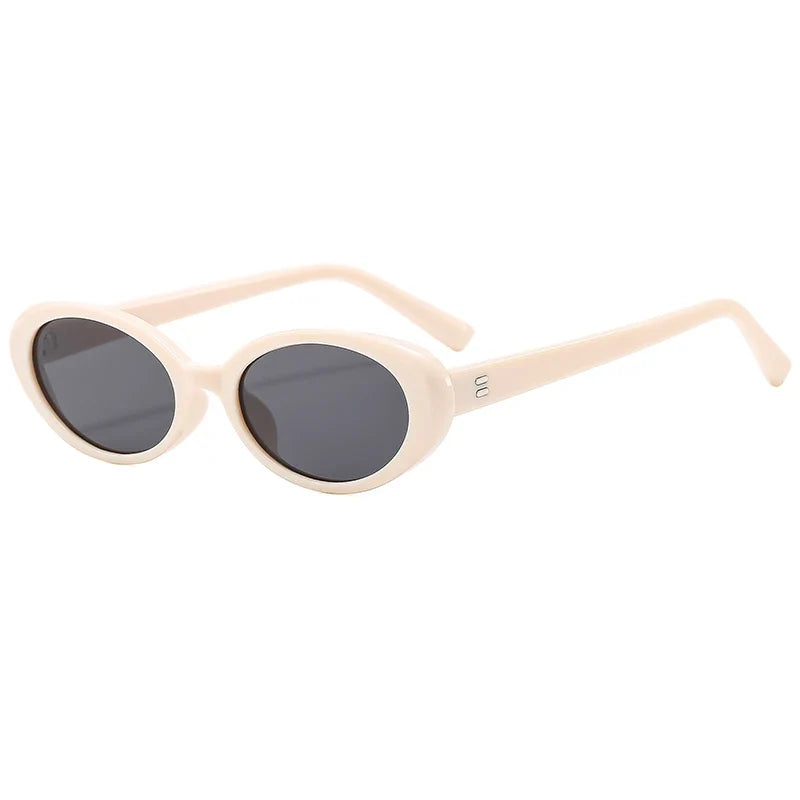 Fashion Small Oval Sunglasses Women Classic Vintage Men Sun Glasses UV400 Female Shades