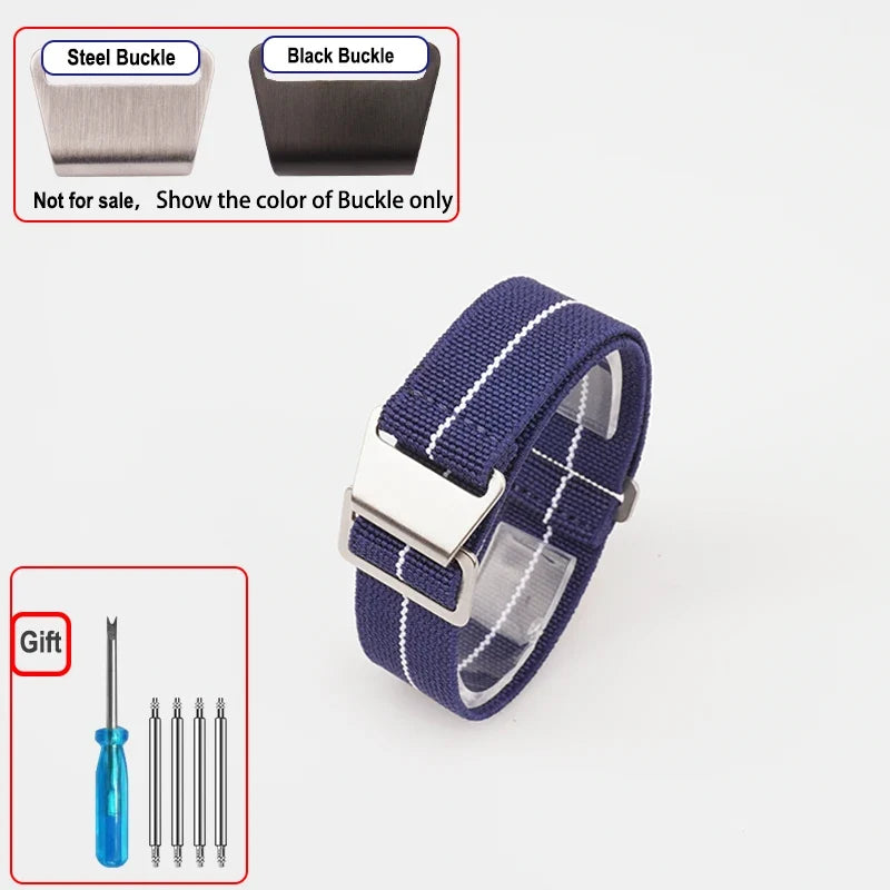 COROS PACE & APEX Elastic Nylon Parachute Band, Hook Clasp