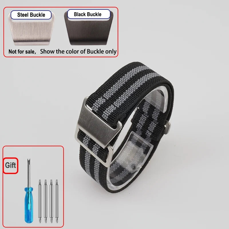 Polar Vantage, Grit X & Ignite Elastic Parachute Nylon Band