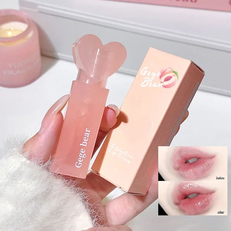 Brillo labial de gelatina con forma de corazón GEGE BEAR
