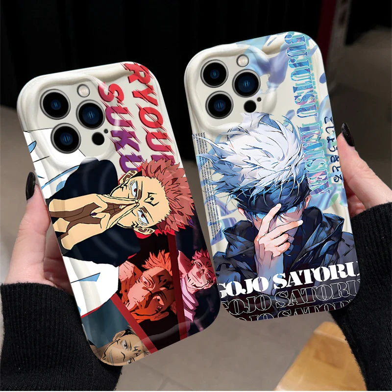 Funda de teléfono de onda suave Jujutsu Kaisen Gojo Satoru para iPhone