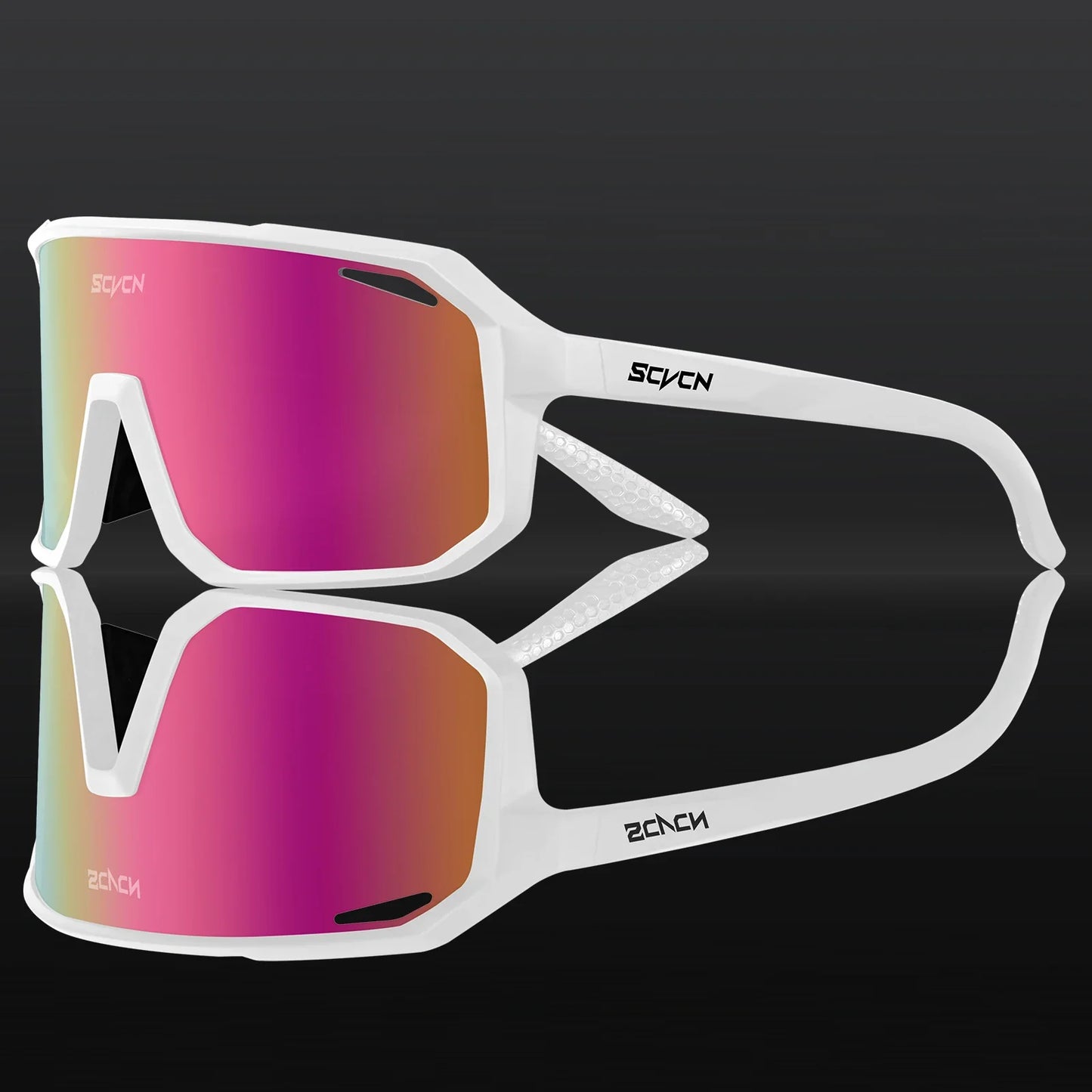 SCVCN Photochromic Cycling Sunglasses Road Driving Bike Glasses Outdoor Sports Mountain Hiking Men Women Bicycle UV400 Goggles