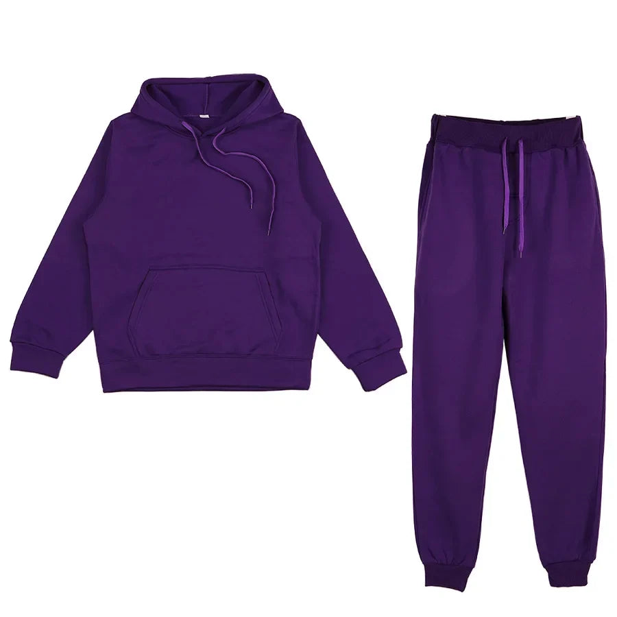 Women's 2-Piece Fleece Sweat suit Sets  Perfect for Jogging