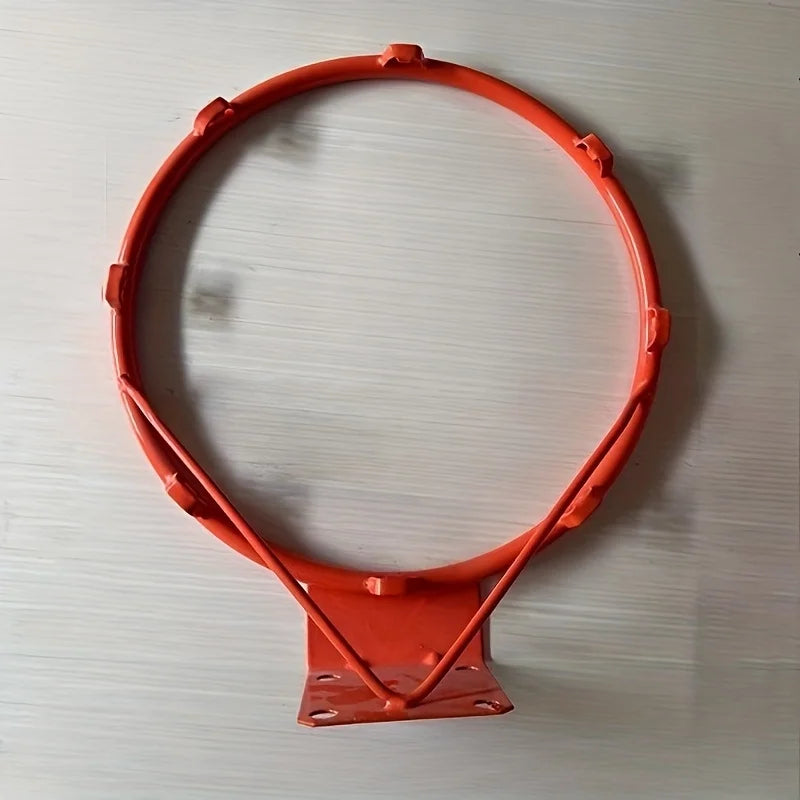Heavy-Duty Wall-Mounted Basketball Hoop with Adjustable Height,Backboard & Net - Space-Saving Indoor/Outdoor - Easy Installation