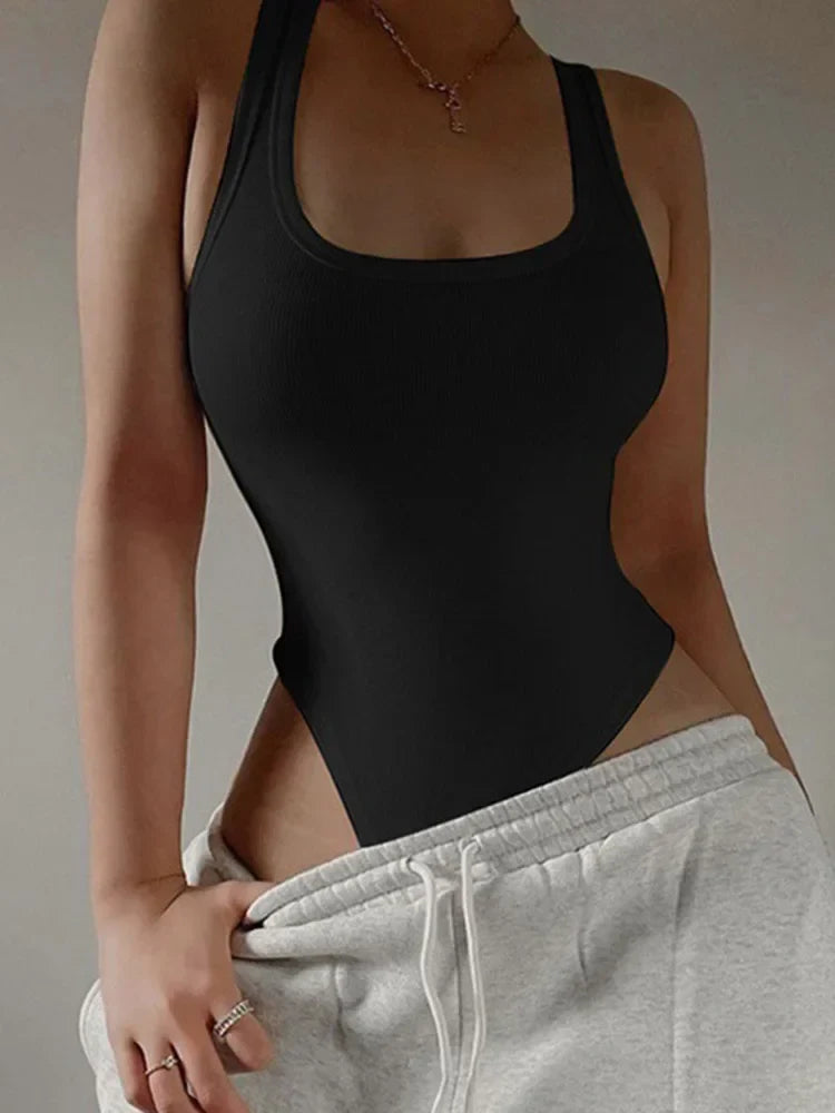 Body sin mangas estilo veraniego