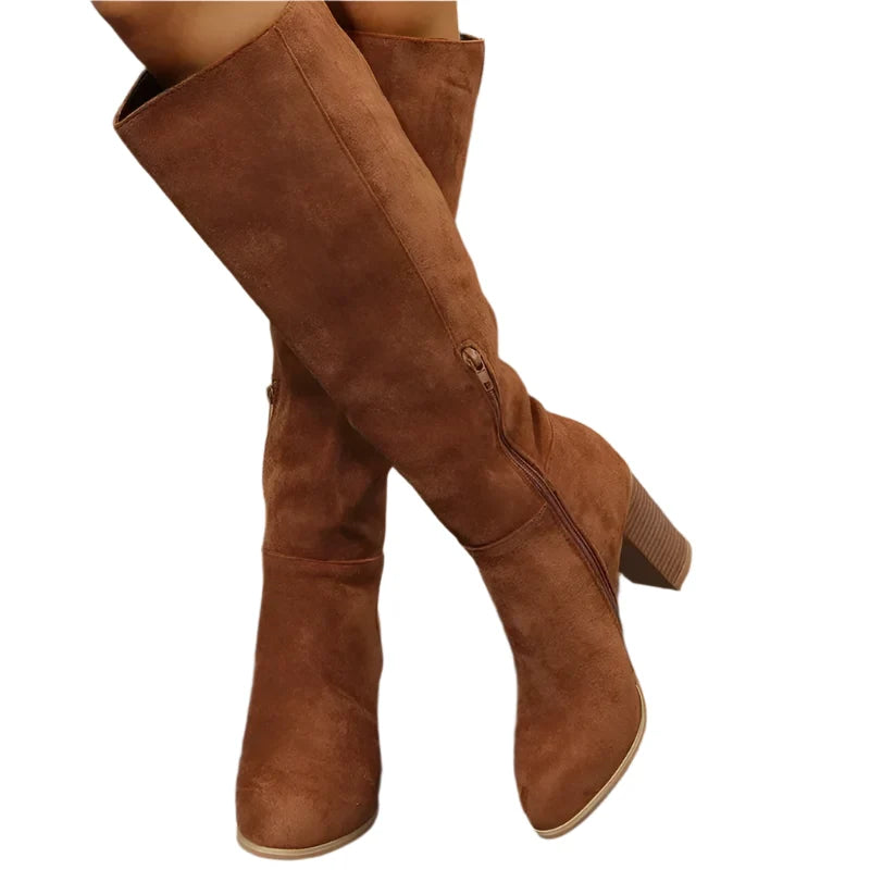 Cozy and Chic: Winter Western Knee High Boots