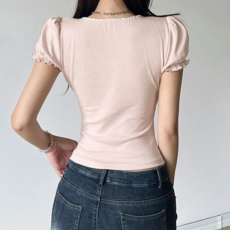 Linda blusa abotonada