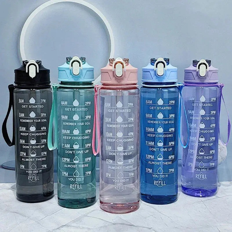 Colorful  Portable Sports Bottles for On the-Go Hydration