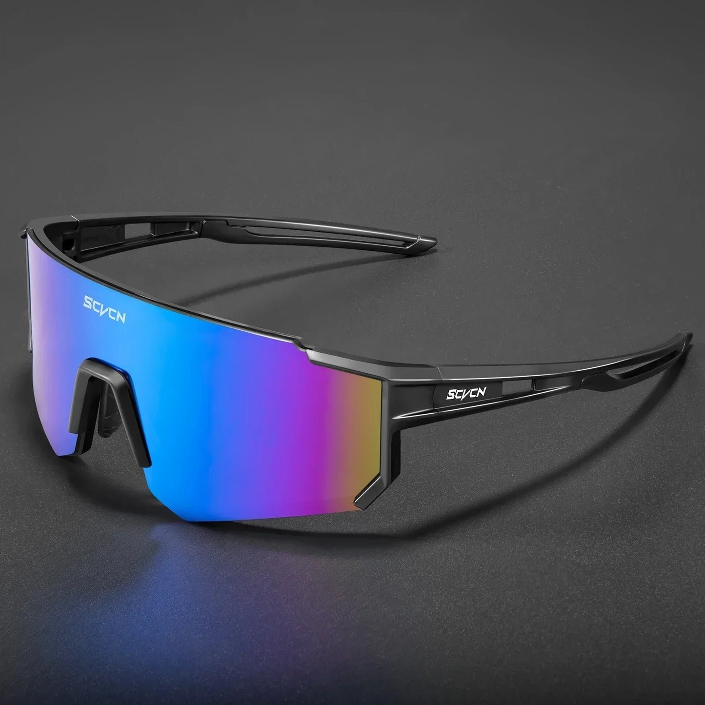 SCVCN New Cycling Sunglasses Men MTB Riding Glasses Women Outdoor Sports UV400 Running Hiking Sunglasses Bike Bicycle Eyewear