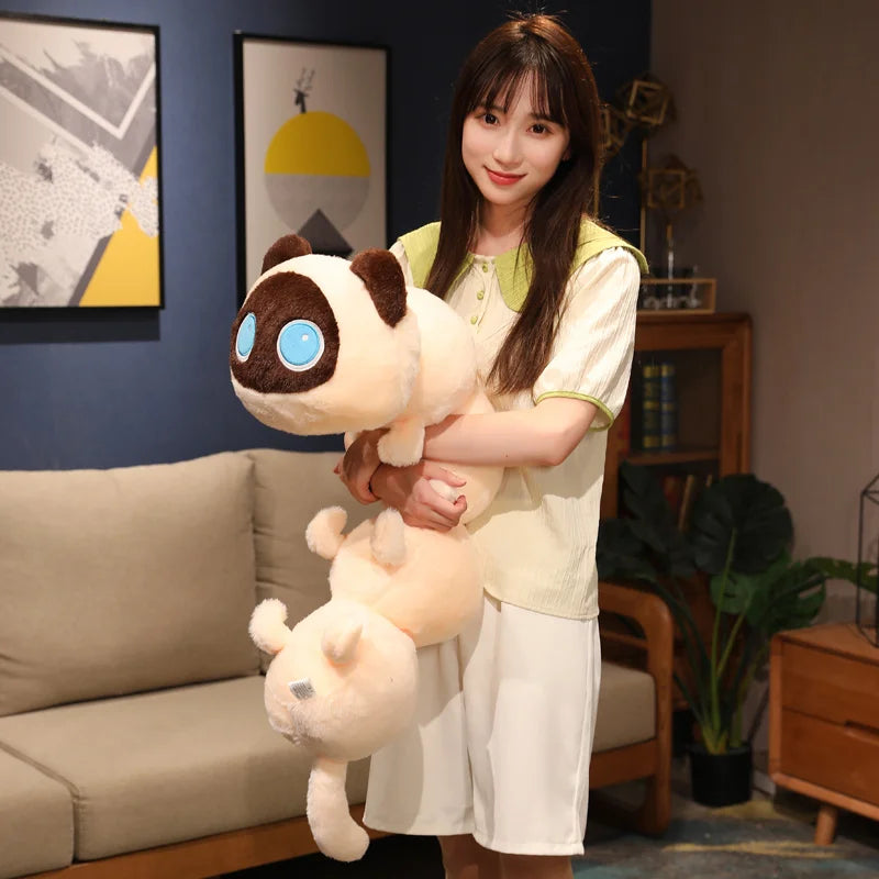 Peluche de gato oruga