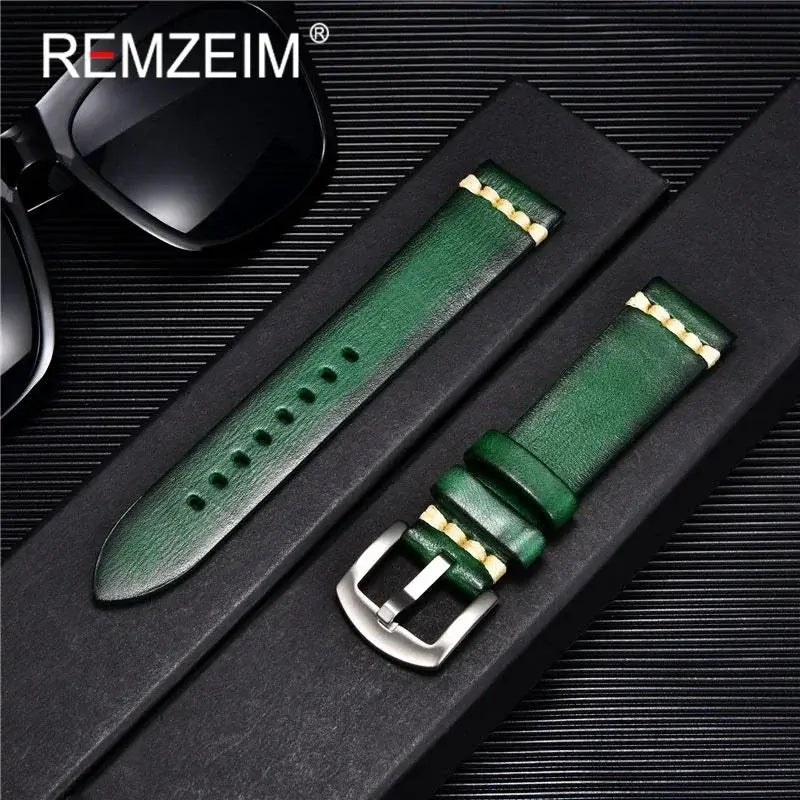 Huawei Watch & Watch GT Textured Leather Band with Accent Stitching