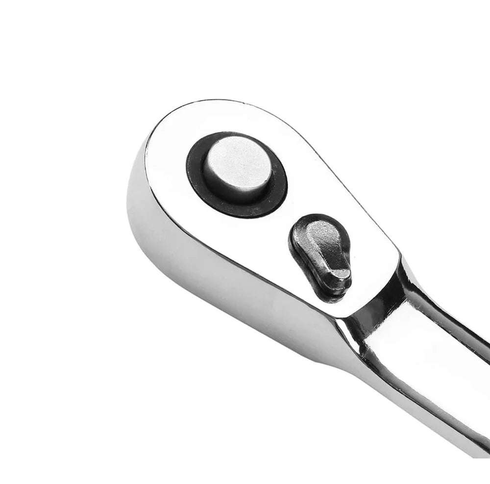 Mini Double Headed Ratchet Wrench 1/4 Inch Drive Socket Screwdriver Bit Driver Quick Release Ratchet Wrench Hand Tools