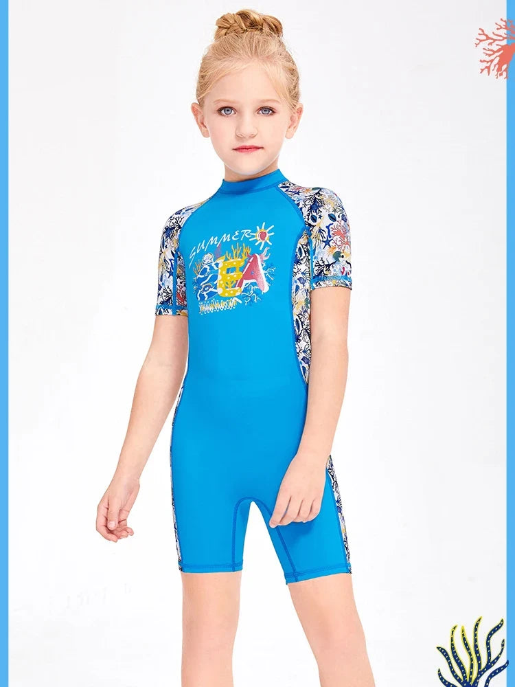 Youth One Piece Swimwear featuring Unicorn Designs