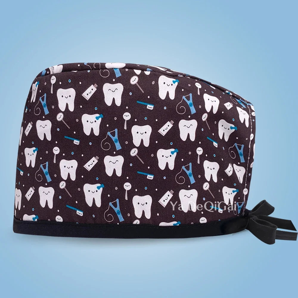 Gorro Quirúrgico Estampado de Dibujos Animados