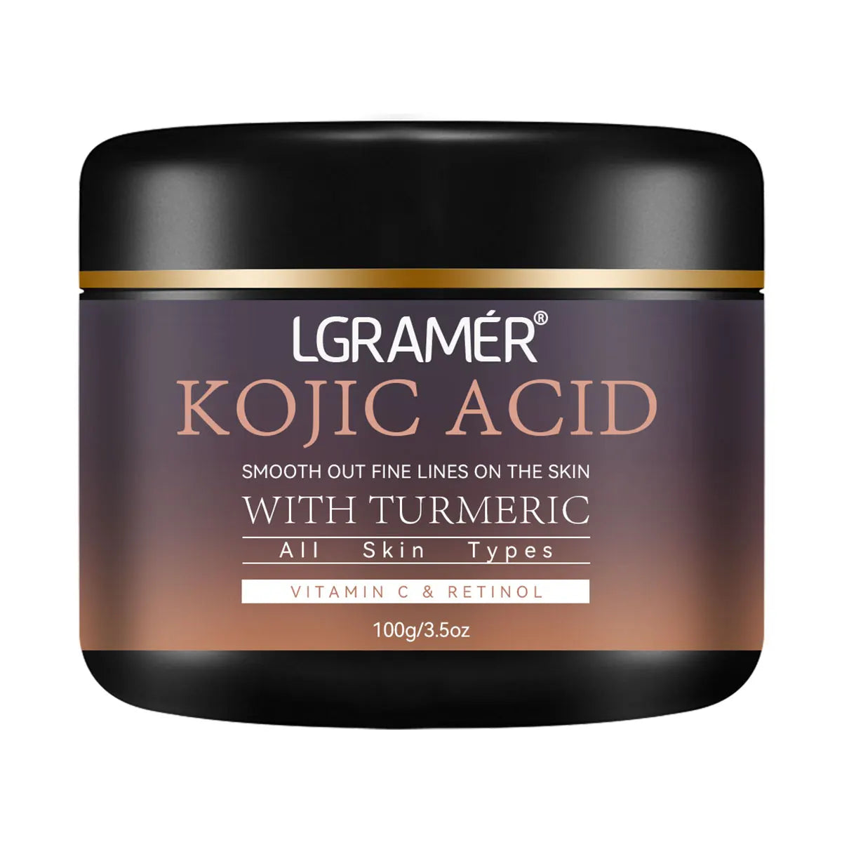 Kojic Acid Vitamin C &Turmeric Moisturizer Face Cream Fade Dark Spot Wrinkle Brightening Skin Firming Tighten Lighten Face Cream
