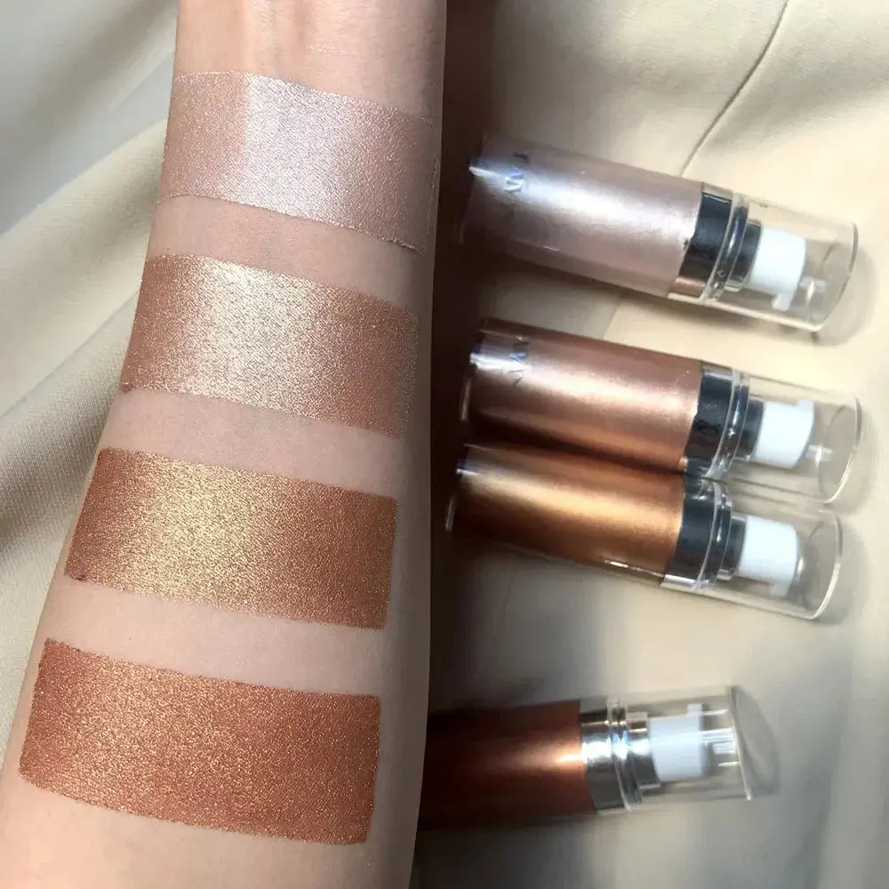 Body Makeup Liquid Highlighter - Radiant Skin Glow - Shimmering Body