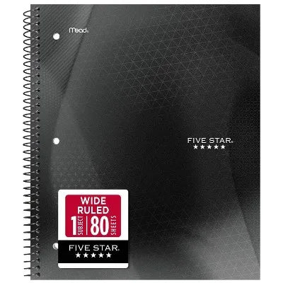 Notebooks 8 Inch 1 Count Paper