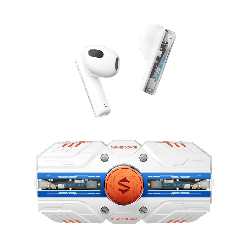 Black Shark Rokas 3 TWS Wireless Earbuds, with HIFI Stereo, Bluetooth 5.4, Fidget Spinner 24H Battery Life RGB Light Low Latency