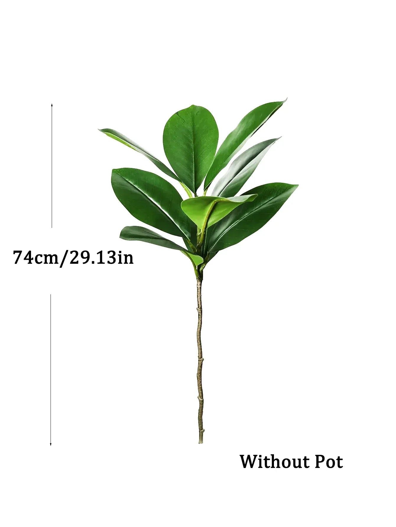Dlight Decor 140cm Banyan Tree with Real Touch Fiddle Leaves for Home and Office Decor