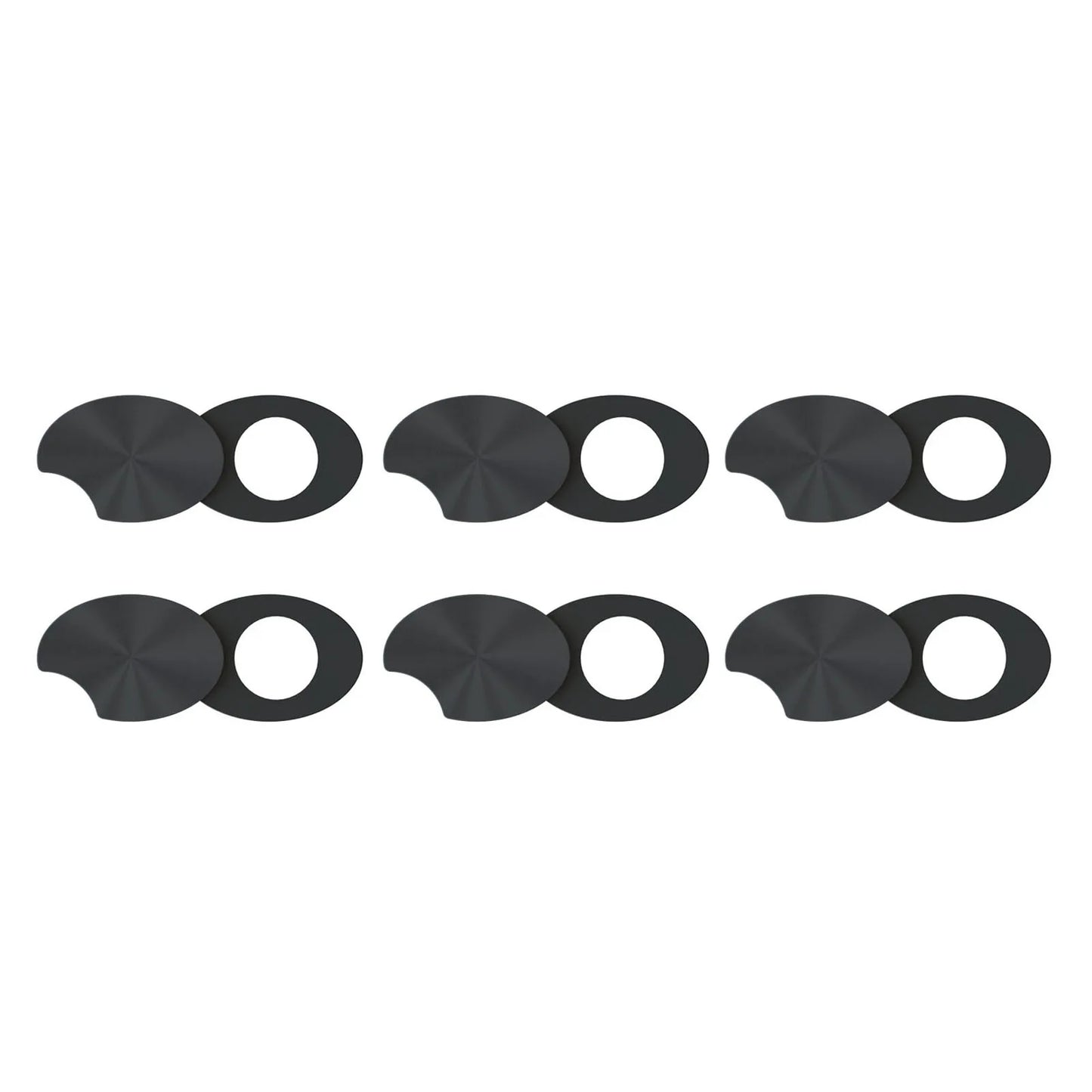 Smart Glasses LED Light Blocking Stickers Fit for Meta Sliding Reusable Adhesive Eyeglass Camera Cover Black