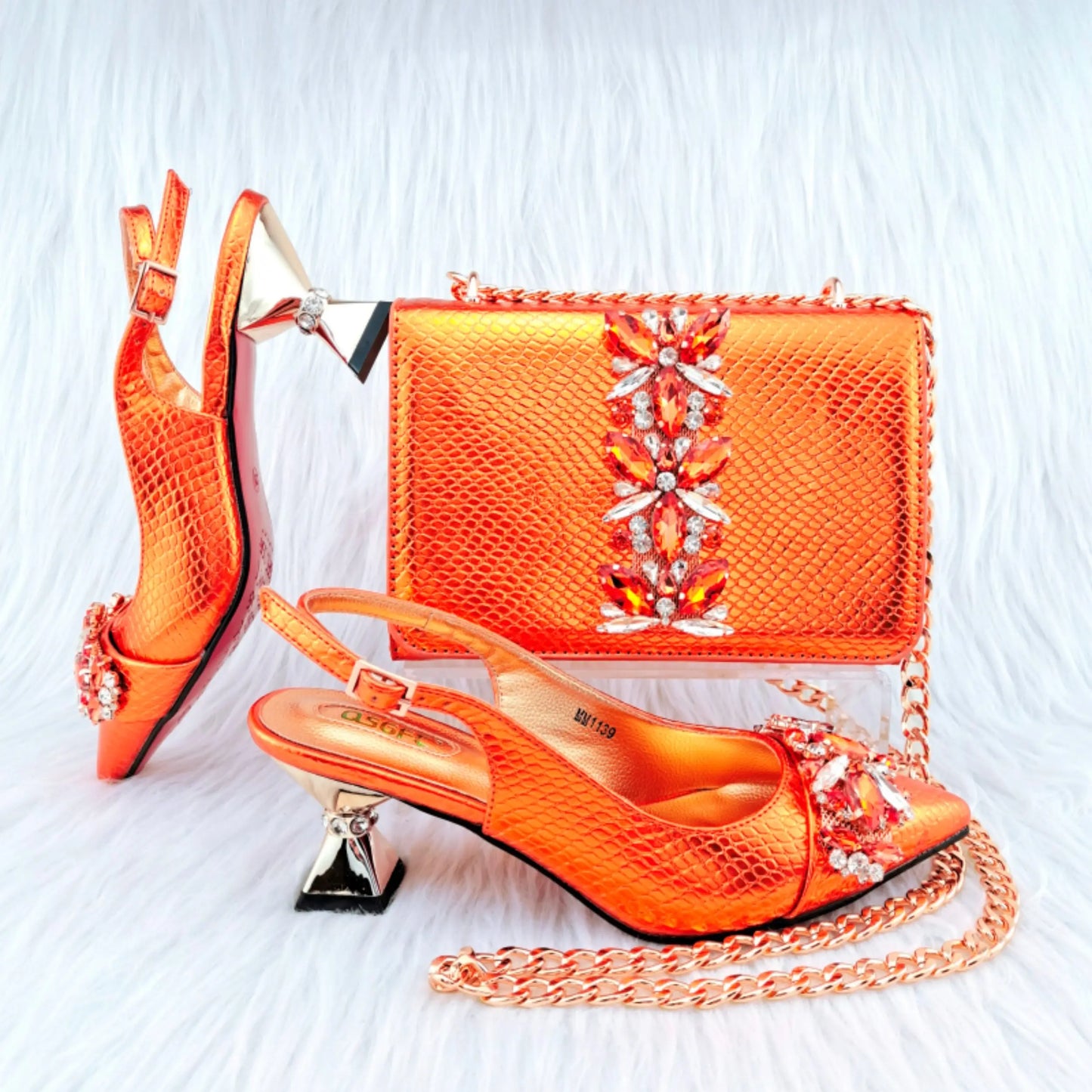 Último Conjunto de Zapatos y Bolso a Juego HGY1-1