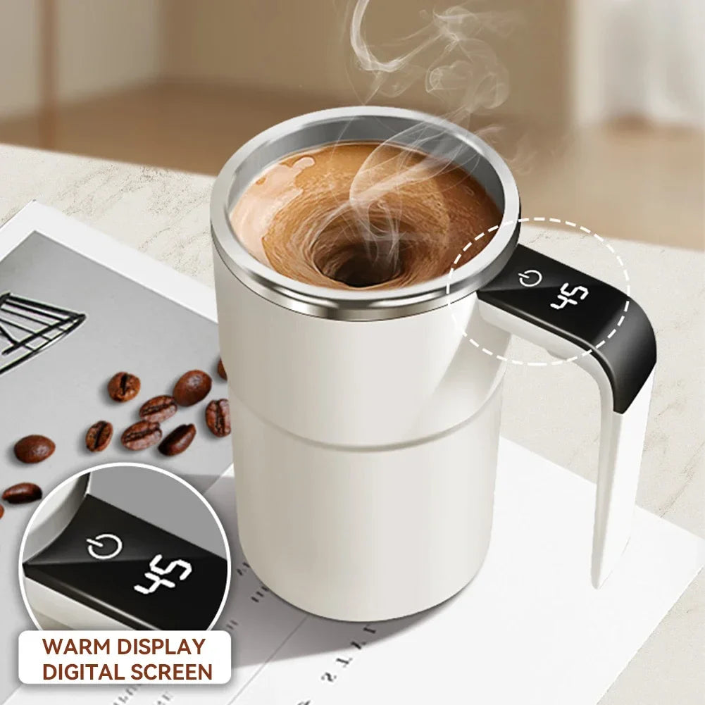 MixMug Smart Self-Stirring Coffee Cup Temperature Reader USP Rechargeable