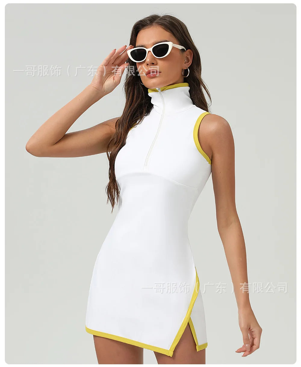 Vestido Polo de Tenis de Secado Rápido para Mujer