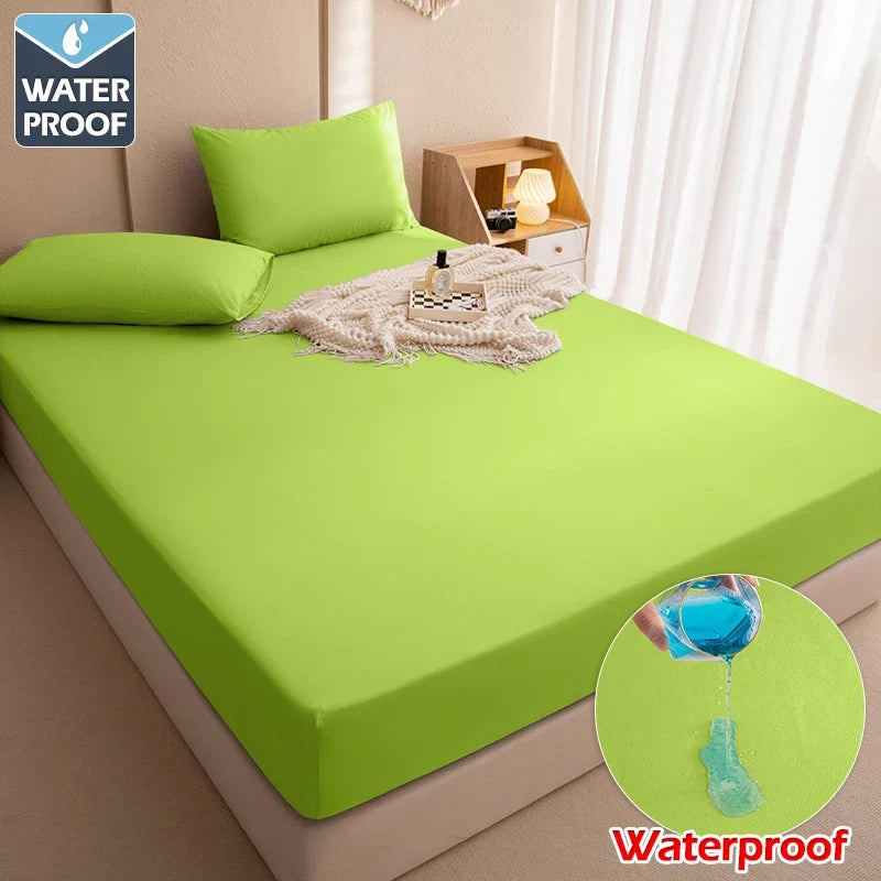 100% Waterproof Mattress Covers Protector Adjustable Bed Fitted Sheets