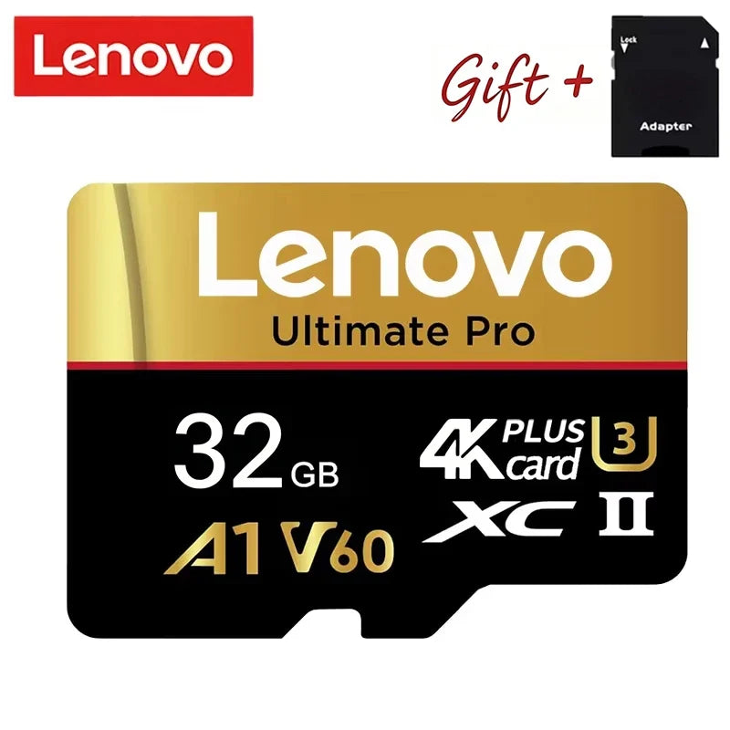Shockproof Lenovo 512GB Memory Card SD Cards TF Cards Micro TF SD 128GB 64GB High Durability 32GB U1 for iOS/GoPro
