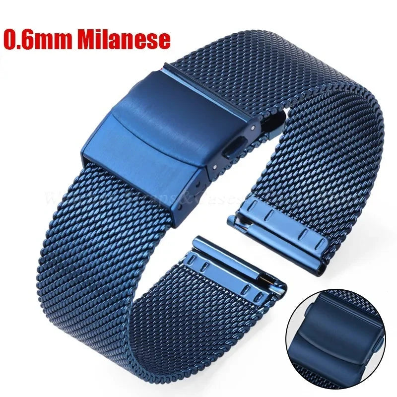 TicWatch Pro 5, Pro 3 & E3 Thin Milanese Mesh Band